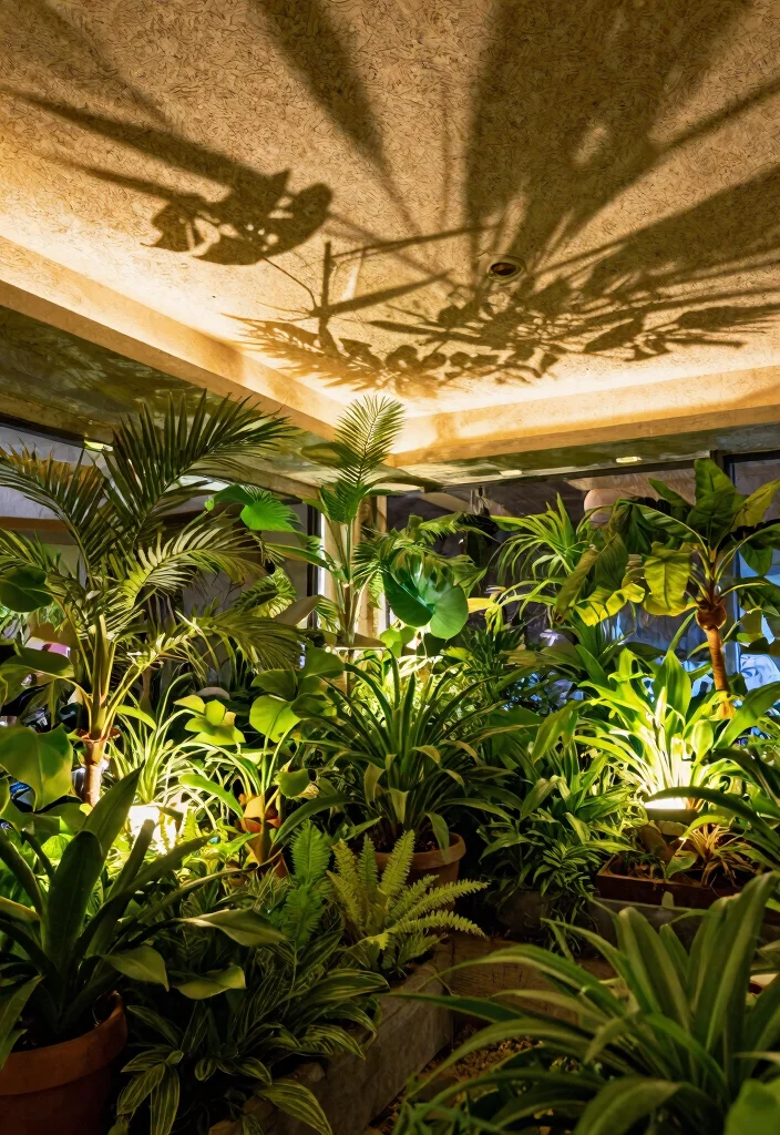 12 Gypsum Board Ceiling Ideas That Cover Damage Without Demolition - 10. Creative Lighting Effects with Gypsum Board 1