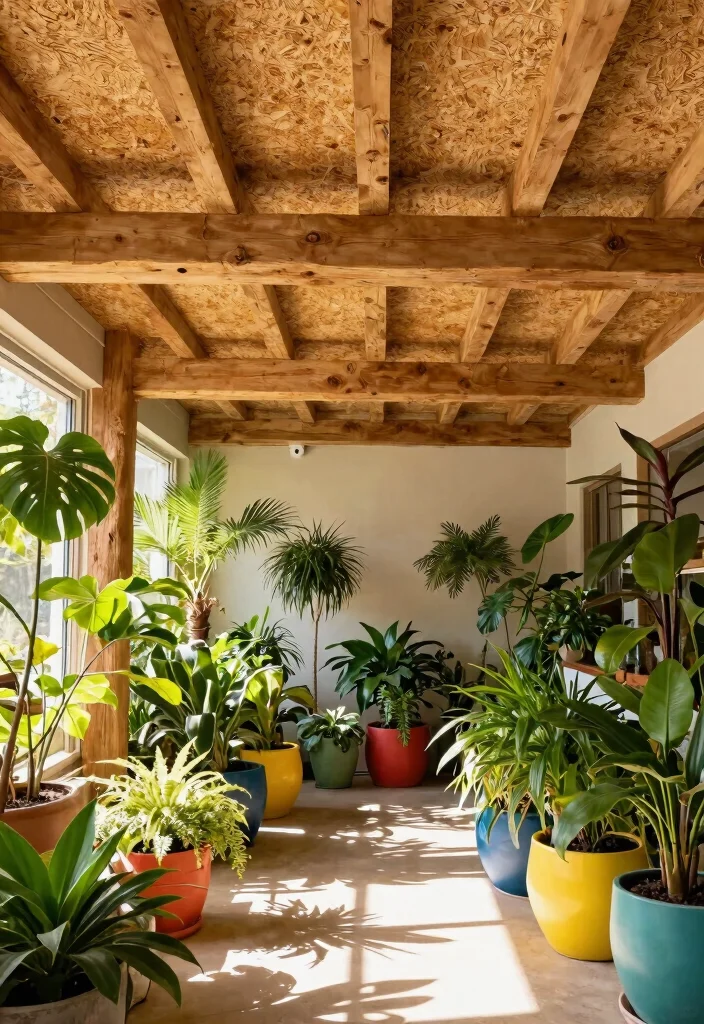 12 Gypsum Board Ceiling Ideas That Cover Damage Without Demolition - 3. Beamed Gypsum Board Ceilings 1