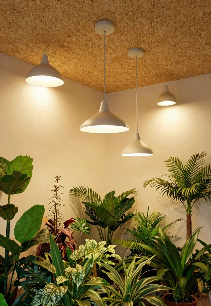 12 Gypsum Board Ceiling Ideas That Cover Damage Without Demolition - 8. Light Fixtures Integrated with Gypsum Board 1