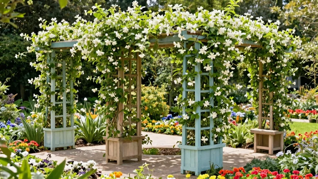 12 Jasmine Trellis Wall Ideas That Support Heavy Vines