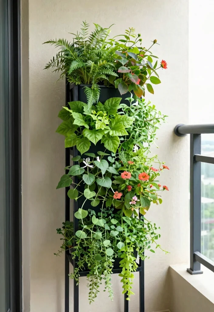 12 Plastic Flower Pots That Actually Look High-End - 10. The Chic Vertical Planter 1