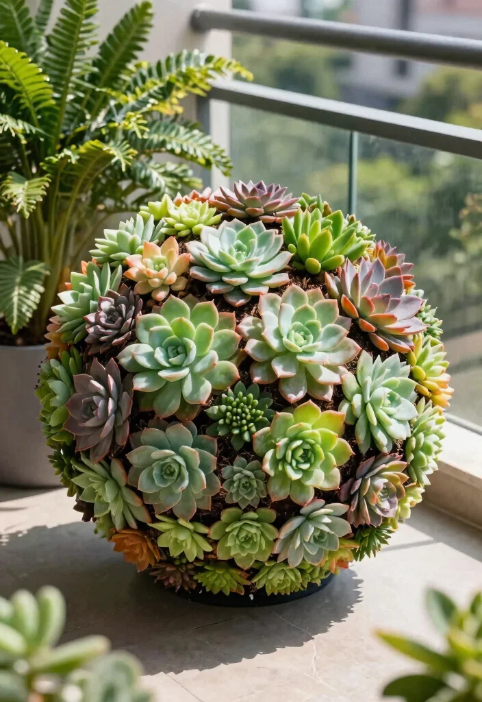 12 Plastic Flower Pots That Actually Look High-End - 6. The Eco-Friendly Garden Sphere 1