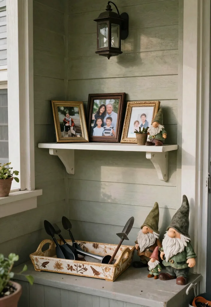 12 Small Porch Decor Ideas That Don't Make a Tiny Space Feel Crowded - 12. Personal Touches 1