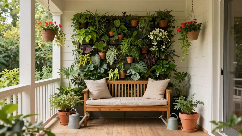 12 Small Porch Decor Ideas That Don't Make a Tiny Space Feel Crowded