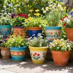 14 Painted Flower Pot Ideas That Actually Last Outdoors