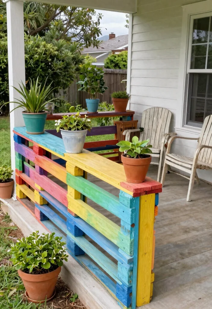 14 Porch Railing Designs That Pass Inspection and Add Curb Appeal - 13. Eco-Friendly Railing from Upcycled Materials 1