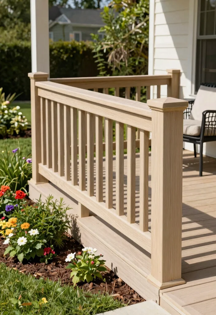 14 Porch Railing Designs That Pass Inspection and Add Curb Appeal - 6. Composite Deck Railings 1