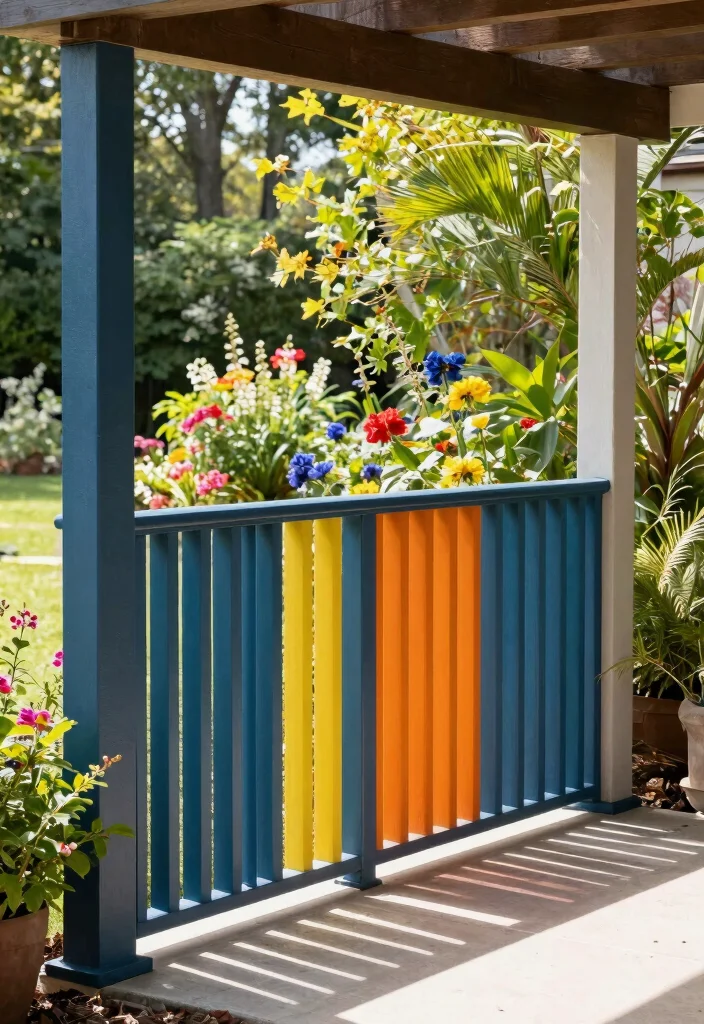 14 Porch Railing Designs That Pass Inspection and Add Curb Appeal - 9. Vertical Slat Railings 1