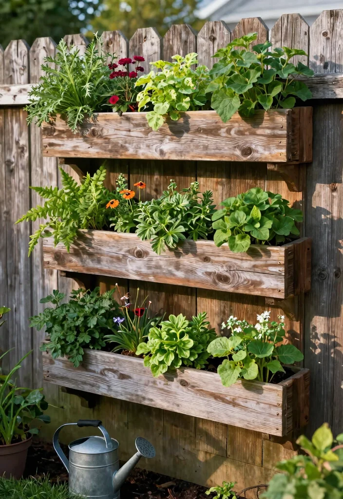 14 Tall Planter Ideas That Stand Upright Without Tipping Over - 5. Vertical Wall Planters 1
