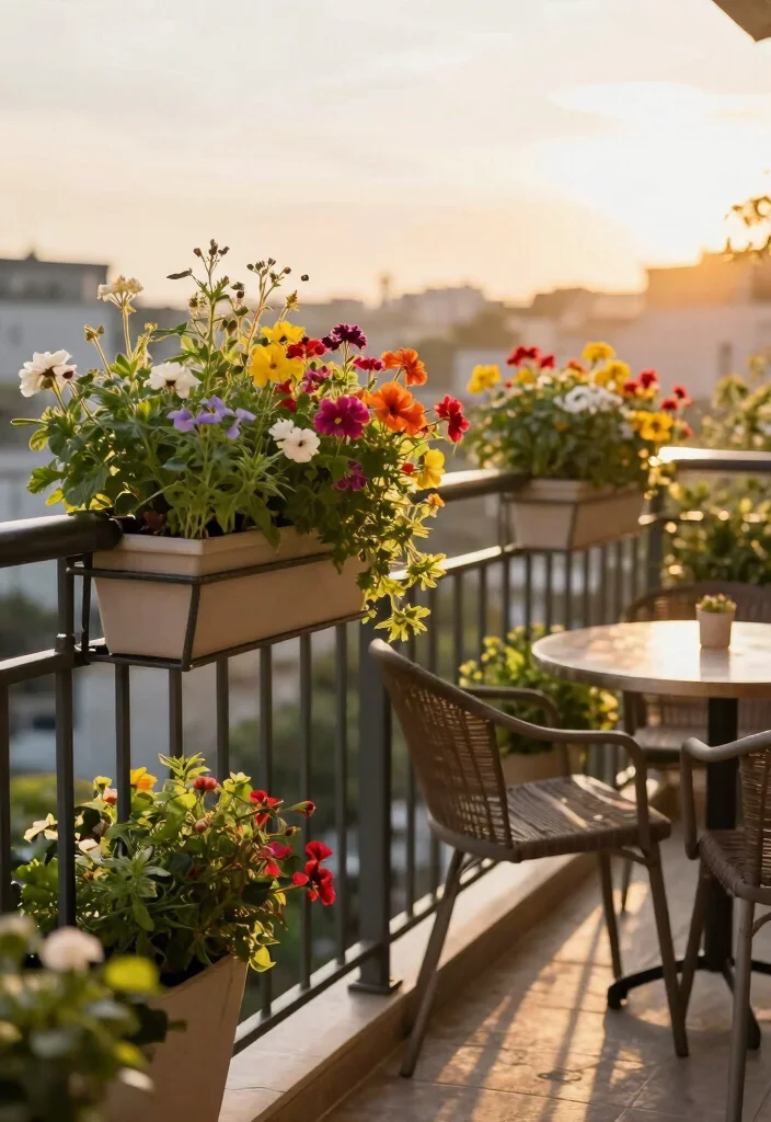 14 Tall Planter Ideas That Stand Upright Without Tipping Over - 8. Railing Planters for Balconies 1