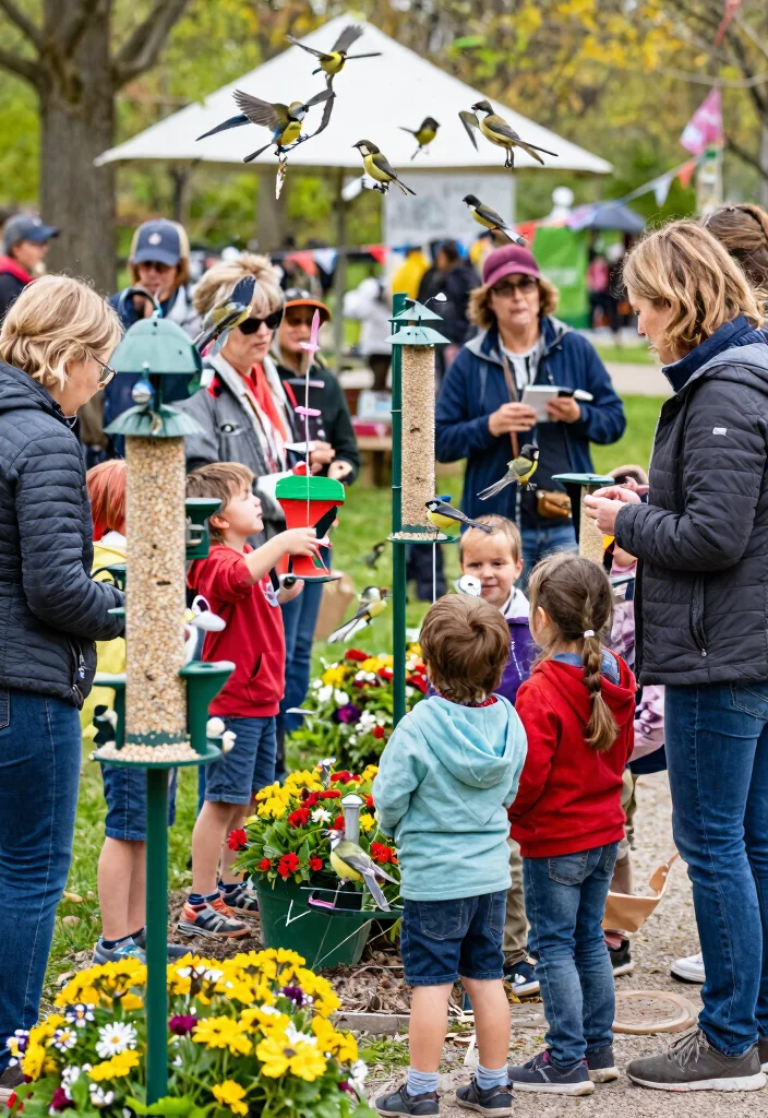 15 Backyard Bird Feeders That Keep Squirrels Out for Good - 15. Community Bird Feeding Events 1