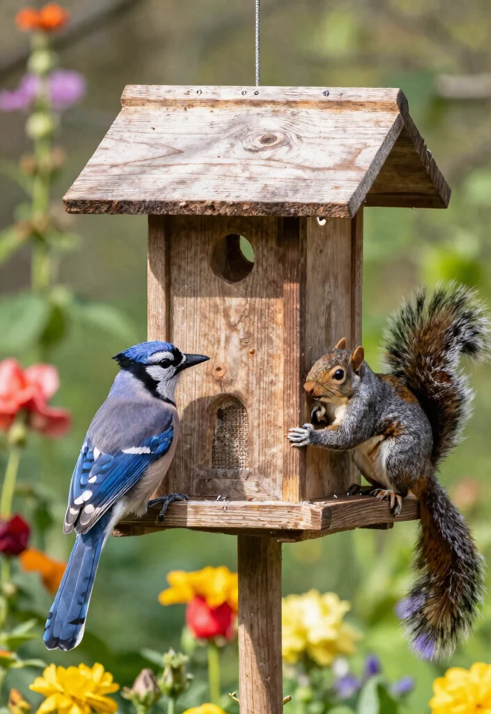 15 Backyard Bird Feeders That Keep Squirrels Out for Good - 2. Weight-Sensitive Feeders 1