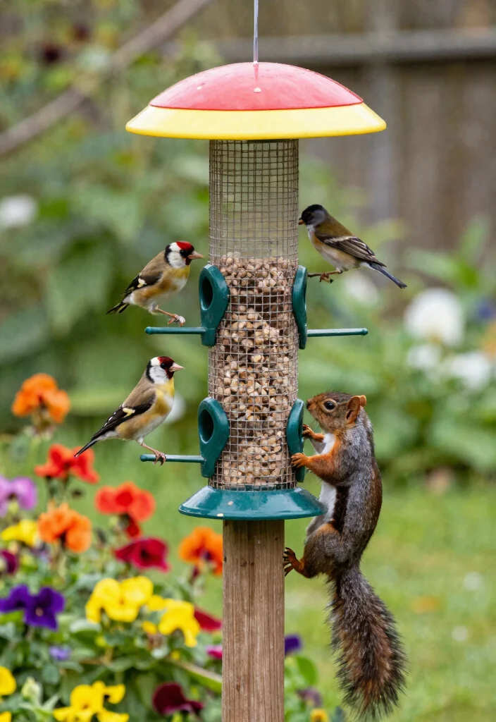 15 Backyard Bird Feeders That Keep Squirrels Out for Good - 3. Baffle Feeders 1