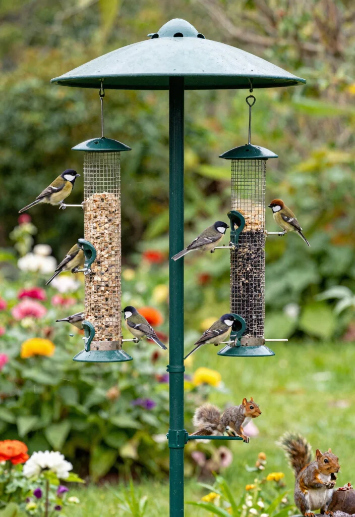 15 Backyard Bird Feeders That Keep Squirrels Out for Good - 9. Bird Feeder Stations 1