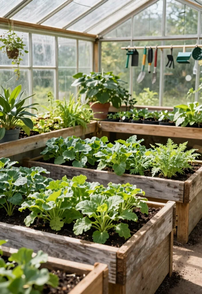 15 Backyard Garden Beds That Suit Any Yard Size or Budget - 11. Greenhouse Garden Beds 1