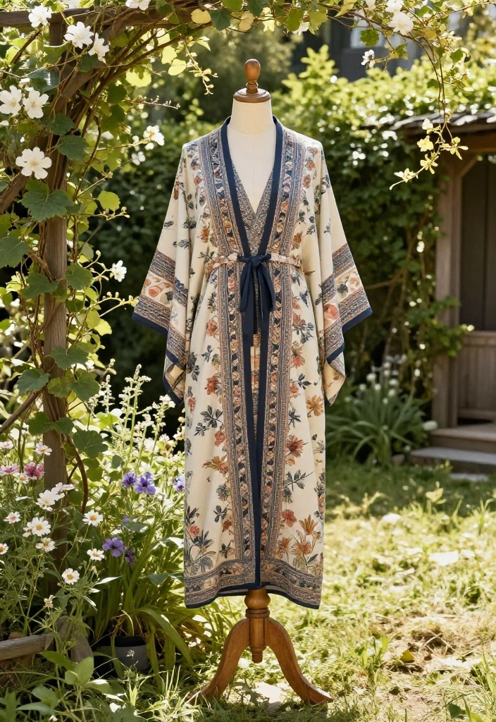15 Backyard Wedding Dress Ideas for Outdoor Garden Ceremonies - 7. Bohemian Kimono Dress 1