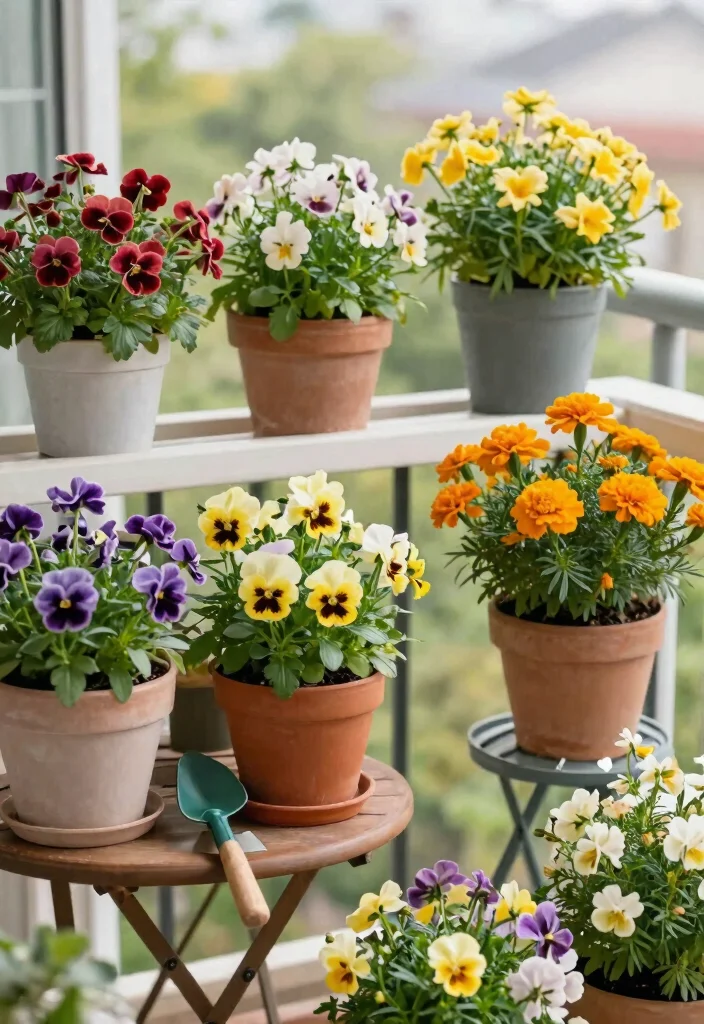 15 Balcony Privacy Plants That Block Neighbors Without Taking Much Space - 15. Seasonal Blooms: Changing Privacy 1