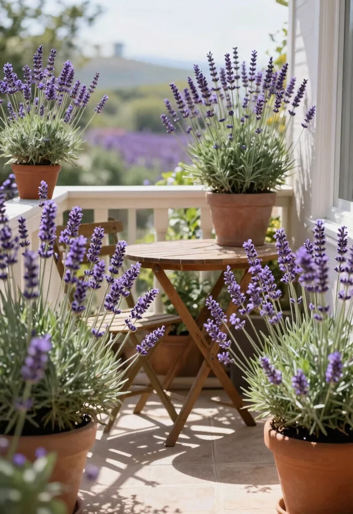 15 Balcony Privacy Plants That Block Neighbors Without Taking Much Space - 4. Lavender: Fragrant Privacy 1
