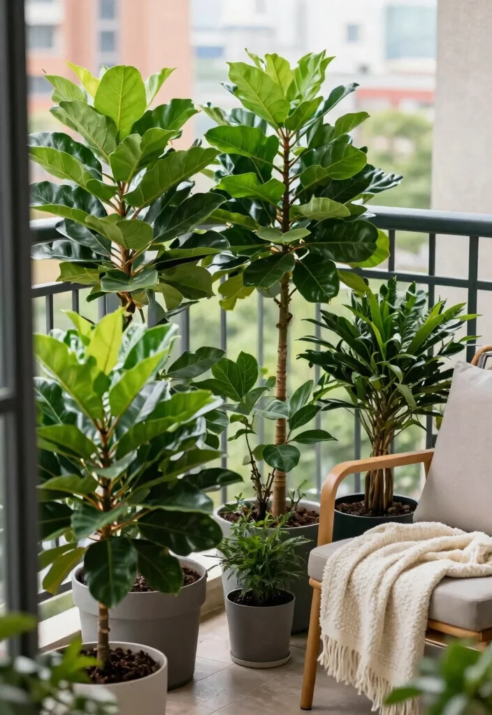 15 Balcony Privacy Plants That Block Neighbors Without Taking Much Space - 6. Ficus: The Versatile Privacy Shield 1