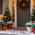 15 Holiday Porch Pots That Survive Freezing Temps