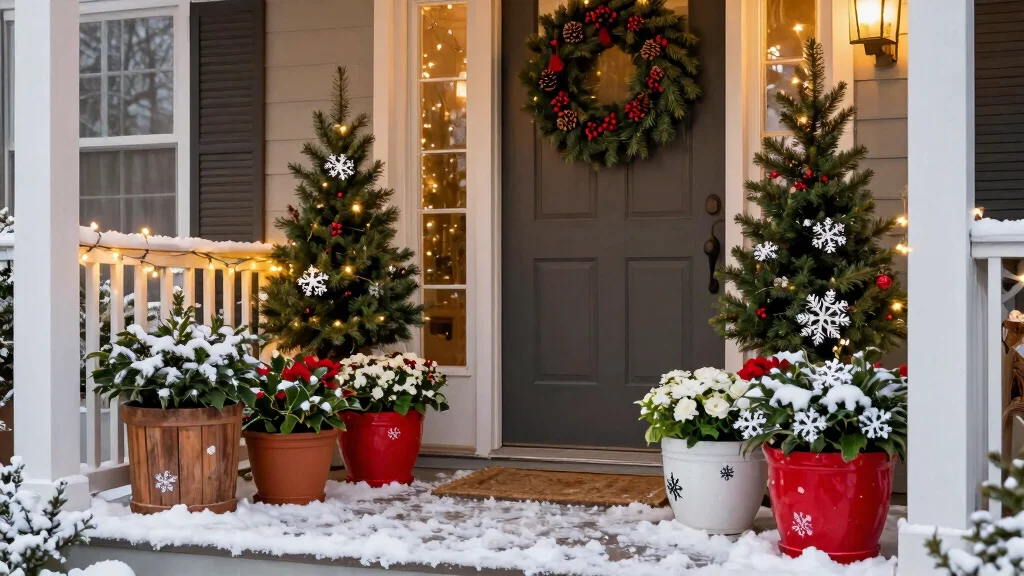 15 Holiday Porch Pots That Survive Freezing Temps