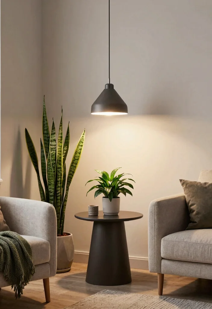 15 Living Room Ceiling Lights That Work in Low-Ceiling Spaces - 2. Pendant Lights with a Twist 1
