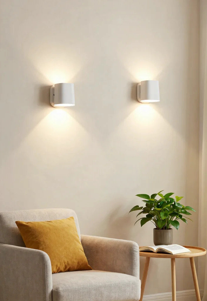 15 Living Room Ceiling Lights That Work in Low-Ceiling Spaces - 8. Adjustable Wall Sconces 1