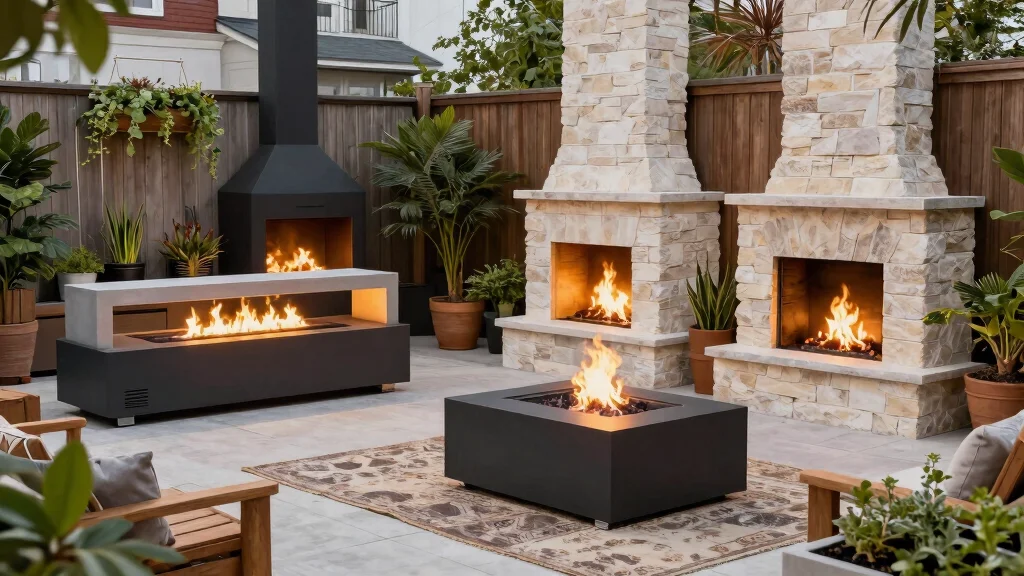 15 Modern Outdoor Fireplace Ideas for Small Patios and Tight Spaces