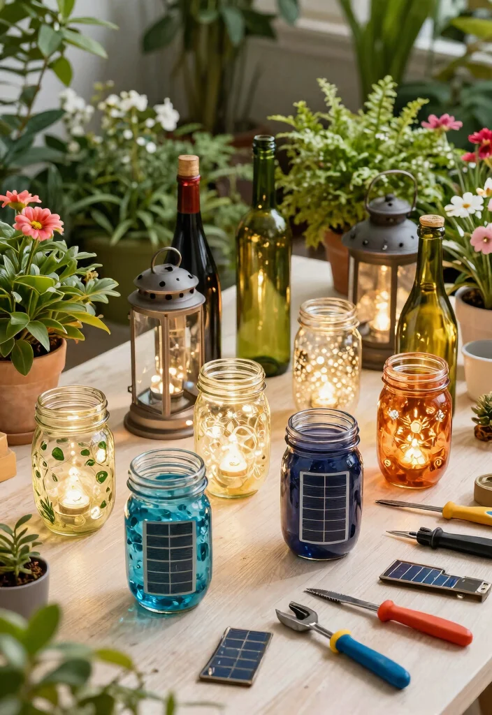 15 Outdoor Lighting Ideas That Operate Without Trenching New Wire - 15. DIY Solar Lighting Projects 1