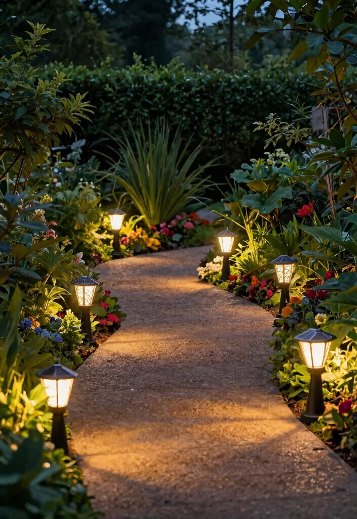 15 Outdoor Lighting Ideas That Operate Without Trenching New Wire - 2. Solar Path Lights for Safe Walkways 1