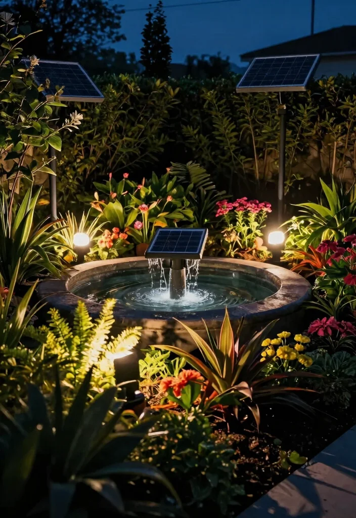 15 Outdoor Lighting Ideas That Operate Without Trenching New Wire - 6. Solar Spotlights for Garden Features 1