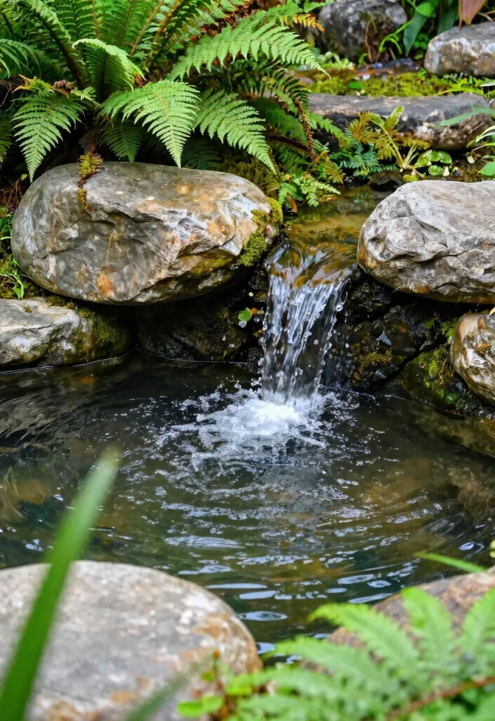15 Small Backyard Pond Ideas That Don't Need Electric Pumps - 11. The Elegant Waterfall 1