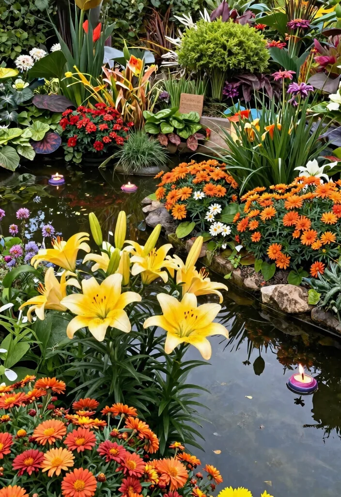 15 Small Backyard Pond Ideas That Don't Need Electric Pumps - 15. The Seasonal Pond 1