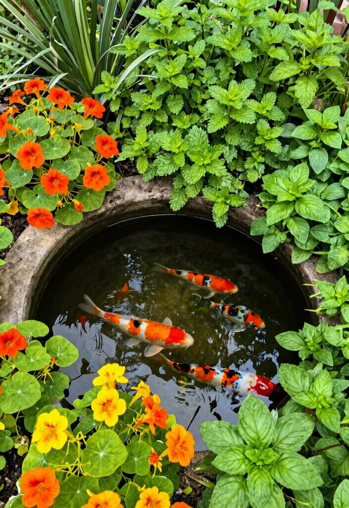 15 Small Backyard Pond Ideas That Don't Need Electric Pumps - 9. The Edible Pond 1
