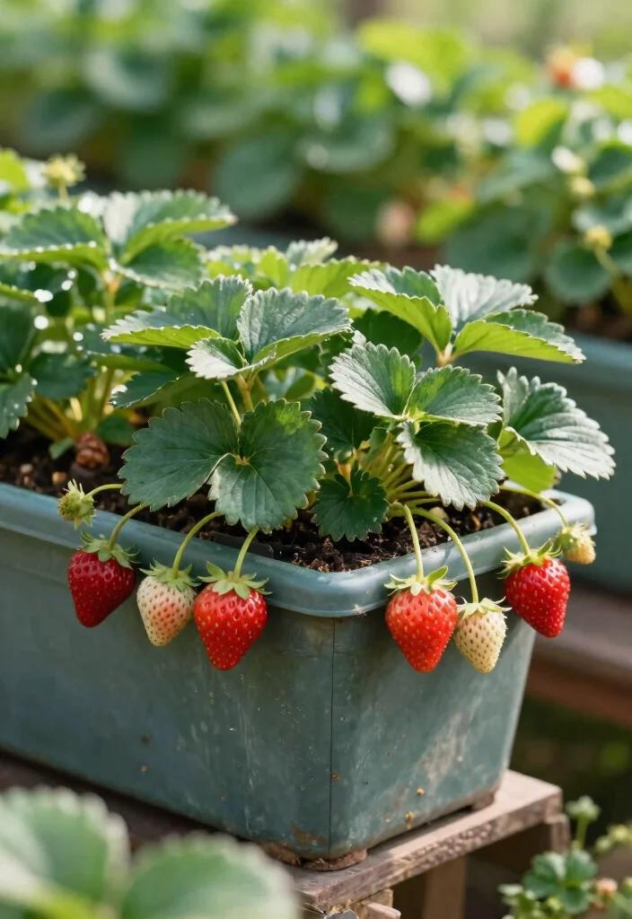 15 Strawberry Planter Concepts That Prevent Rot and Maximize Yield - 10. Corner Strawberry Planter 1