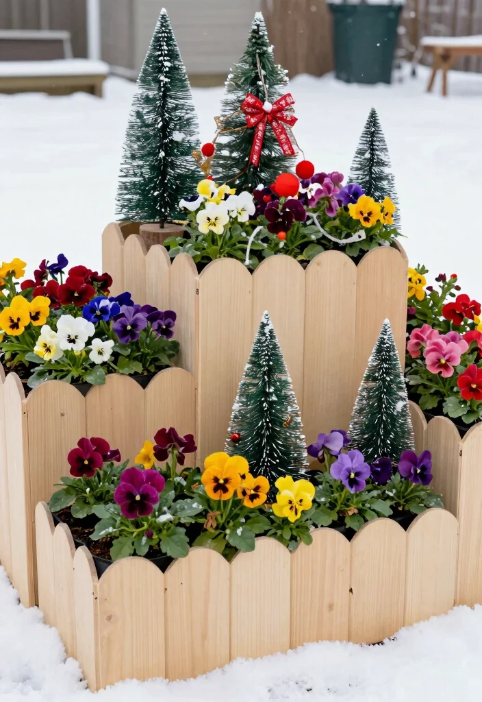 18 Christmas Planter Ideas That Stay Festive Through Freeze and Thaw - 16. Seasonal Pop-Up Planters 1